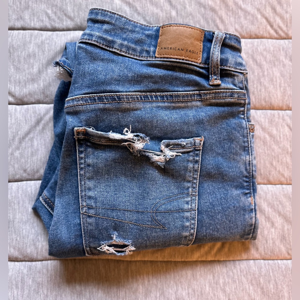 AE Next Level Ripped High Waisted Jegging - Picture 3 of 3
